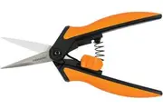 Fiskars Softouch Micro-Tip Pruning Snips | Non-Coated Blades