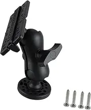 Perfeclan Fish Finder Ball Mount Base Rack Supporter 360° Rotation Universal Fish Finder Bracket Fishfinder Holder for Most Kayak Rails