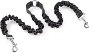 VILLFUL Dog Accessory Double Dog Leash Traction Rope Full Elastic Buffer Size s for Pet Supplies