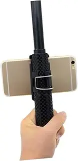 PEPLAYTAL Adjustable Phone Tripod Clip Holder for Selfie Stick Portable Bracket Mount Compatible with Various for Travel and Outdoor Activities