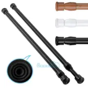 15"-44" Adjustable Spring Tension Curtain Rod. Easy Install, Hanging rod