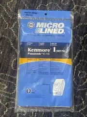 Kenmore Micro Lined Vacuum Bags Model 50570 (3 Bags)