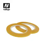 Vallejo Hobby Tools - Masking Tape 3 mm x 18 m (Twin Pack)