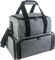 Medical Trauma Bag Empty, Professional First Responder Bag, First Aid Bag Empty Medical Bag with Detachable and Adjustable Nurse Bag for Home, Office, Camping, Workplace,Grey