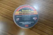 10 Rolls 3M 35 Scotch Vinyl Electrical Color Coding Tape, 3/4 in x 66 ft, Red