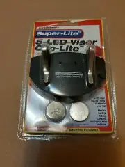 Super-Lite 5-Led Visor Clip Lite Batteries Included Item 2552 miraclebeam