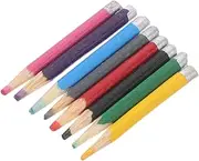 BESPORTBLE 8 Pcs Miniature Colored Pencils For Dollhouse Mini House Pencil Props Miniature Stationery For School Office And Home Decor Colorful Crayons For Kids Creative Learning