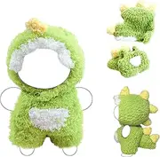 Mrltau Green Dinosaur Clothes For Labubu Doll 17Cm For Labubu Keychain,Cute Accessories Ouotfit Charm For Labubu