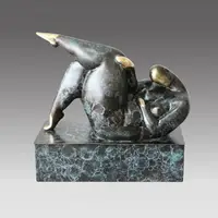 在飛比找樂天市場購物網優惠-簡約現代雕塑人體藝術銅雕擺件胖妞一創意家居裝飾品工藝術禮品物