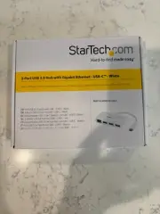 StarTech HB30C3A1GEA 3 Port USB C Hub with Gigabit Ethernet - USB-C NEW IN BOX