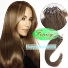Micro Ring Loop Tip Human Hair Extensions Micro Beads Link Russian Remy Hair1g/s