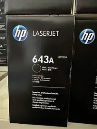 在飛比找Yahoo!奇摩拍賣優惠-HP Q5950A 643A 原廠黑色碳粉匣