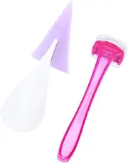 DRESSOOS Safe and Gentle Women's Hair Razor Set Silicone Razor for Bikini Private Areas Ergonomic Handle Mini Shaver for Smooth Results Random Color