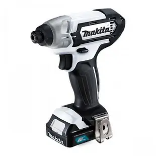 【MAKITA 牧田】12V鋰電衝擊起子機-白色-雙電2.0AH(TD110DSAEW)