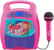 Jojo Siwa Bluetooth Karaoke Machine, Portable Bluetooth Party Speaker with Micro