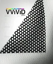 VViViD One Way Perforated Window Vinyl Privacy Wrap Film Roll Decal Sheet DIY Easy to Use Air-Release Adhesive (1.5ft x 54 Inch)