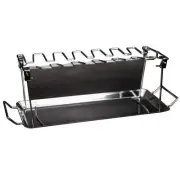 Chicken Leg Rack for Grill, BBQ & Smoker Stainless Steel Chicken Wing Rack