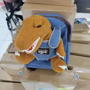 Naturally kids Small Dinosaur Backpack T-REX Toy for Kids Blue Brown Lot Of 2pcs