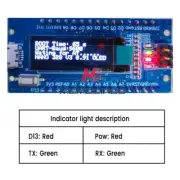 Nano V3.0 ATmega328P CH340C Development Board + 0.91'' OLED Display For Arduino