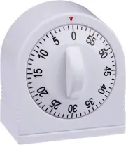 98584 Mechanical Timer, White/Black