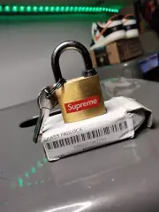 Supreme Mini Brass Padlock Red Box Logo BOGO FW15 2015 100% AUTHENTIC NYC