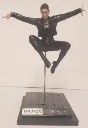 The Matrix Trinity Flying Kick Statue Large 13 1/4" Cold Cast NEO Figurine 2000