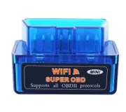 WIFI Wireless OBD2 Auto Scanner Trouble Code Reader Car Diagnostic Tool Blue