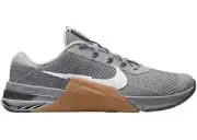 Nike Metcon 7 Particle Grey White Gum CZ8281-011 sz 8 Men's Crossfit Gym