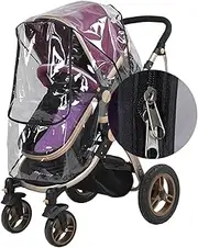 Glomora Universal Baby Stroller Rain Cover: Waterproof PVC Dust & Wind Shield Accessory
