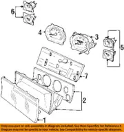 4874997 NEW MOPAR OEM INSTRUMENT CLUSTER CIRCUIT BOARD 97-98 CHEROKEE 04874997