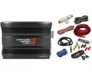 Cerwin Vega CVP1600.4D 1600 Watts 4-Channel Class-D Amplifier + 4G Amp Kit