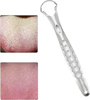 Tongue Scraper - Stainless Steel Tongue Scrapers | Professional Metal Tongue Scrapers | Stainless Steel Tongue Scraper | Tongue Scraper Cleaner To Help Your Oral Hygiene | Reduce Bad Breath