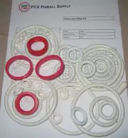 1980 Gottlieb Time Line Pinball Machine Rubber Ring Kit