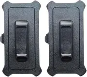 2 Pack Replacement Belt Clip Holster Compatible with OtterBox Defender Series Case for Apple Phone 15 Plus(6.7")