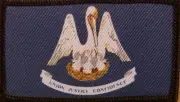 Louisiana STATE Patch W/ Hook & Loop Fastener Tactical Emblem Best Price