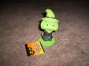 Halloween Witch Bobblehead. Mini Witch Bobblehead Tabletop Decor