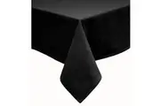 Cotton Blend Table Cloth Pirate Black by Hoydu