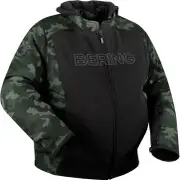 Bering Davis Camo King-Size, textile jacket waterproof , color: Black/Dark Green , size: Belly XXL