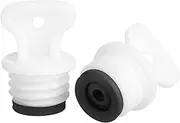 Healifty Hot Water Bottle Bag Stopper Cover Only Anti-leak Hot-water Plug Caps Topper Replacement Thread 18mm 2pcs