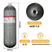 TUXING 4500Psi Carbon Fiber Air Tank 4.7L High Pressure Composit Diving Cylinder