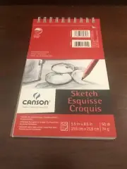 Canson Foundation Sketch Pad - 5.5X8.5, PartNo 100511028, by Canson, Single Item
