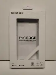 Brand New Tech21 iPhone 7 Plus / 8 EVOEDGE Phone Case Clear + White Apple Gift