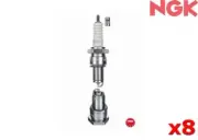 NGK Spark Plug FOR Nissan Pulsar 1981-82 1.5 (N10) Hatchback BPR5ES x8