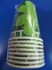 Spring Clover St. Patrick's Day Irish Green Holiday Party 9 oz. Paper Cups