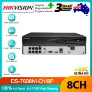 Hikvision 4K 8CH 8POE DS-7608NI-Q1/8P NVR 1U 1SATA HDMI Network Video Recorder