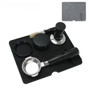 Coffee Tamper Mat Distributor Station Portafilter Silicone Pad Espresso Maker
