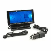 In-Car Digital Compass 4.6" LCD Display Blue LED with Clock Thermometer Calendar