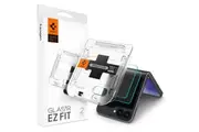 SPIGEN EZ Fit Front Screen Protector Designed for Samsung Galaxy Z Flip 6 Screen Protector Easy Installation Kit 9H Tempered Glass Cover [2-Pack] - Clear