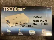TRENDnet 2-Port USB KVM Switch Kit | Model: TK-207K