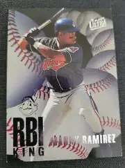 Manny Ramirez 4 card Insert Lot Indians, Red sox